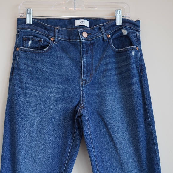 Loft Women's Boyfriend High Waist Boyfriend Jeans Size 6 - Picture 3 of 4